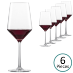 ⁦6 כוסות יין קריסטל 550 מ"ל דגם Pure Schott zwiesel⁩ – תמונה ⁦6⁩