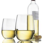 זוג כוסות יין לבן