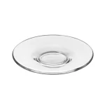 צילום תקריב של כוס אספרסו 8 סל"צ Libbey, מדגיש את שקיפות הזכוכית.