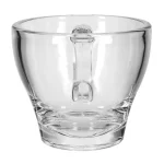 כוס אספרסו Libbey מזכוכית שקופה, 80 מ"ל, על רקע לבן.