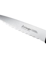 סכין מטבח triangle עם להב גלי באורך 16 ס"מ.