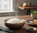 קערת Stoneware חום-תכלת של Life Concept בתמונת אווירה ביתית מעוצבת.