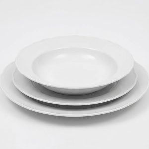 סט כלי אוכל פורצלן גרמני יוקרתי דגם מריה קריסטין ל-6 סועדים.