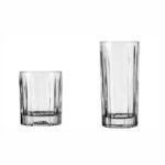 סט 6 כוסות וויסקי ו 6 כוסות הייבול וינטאג' Libbey