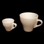 6 ספלי קפה פורצלן 0.32 מ"ל