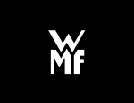 הלוגו של המותג הגרמני WMF, המציג את השם WMF בעיצוב מודרני מיוחד.