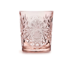 כוסות וויסקי ורודות מזכוכית, 355 מ"ל, תוצרת Libbey.