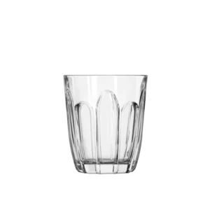 כוס אספרסו כפול וקפה שחור דגם טוליפה מזכוכית קריסטלית שקופה.