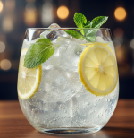 סט כוסות Libbey Stemless על שולחן אירוח, מתאימות ליין לבן, רוזה ושתייה קלה.