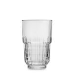 Onis Tarq – כוס הייבול שקופה בנפח 345 מ"ל, עם קווים מודרניים ונוחות שימוש לבית וליום-יום.