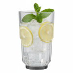 כוסות שתייה קלה עם קרח ולימון