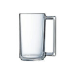 6 ספלי זכוכית קפה גדול 450 מ"ל