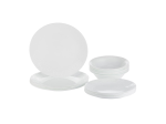 אריזת שי של סט צלחות Corelle 18 חלקים הכולל צלחות מנה עיקרית וקערות מרק.