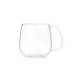 6 כוסות שתיה חמה זכוכית עם ידית: ריו 400 מ"ל תוצרת ALFA