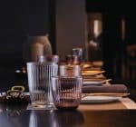 Bormioli Rocco – כוסות פסים 390 מ"ל בעיצוב יוקרתי, מושלמות לקוקטיילים, מיצים ומים.