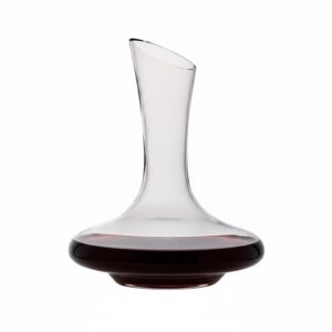 מראה היין בתוך כלי הזכוכית של ALFA הממחיש את פונקציונליות הכלי.