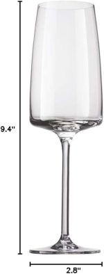 כוס יין קריסטל sensa 388 מ"ל