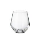 כוסות זכוכית יין ללא רגל מתאימות גם לשתיית משקאות נוספים