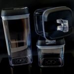 סט 3 קופסאות אחסון הרמטיות - שחור