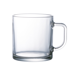 מבט מהצד על מאג ויקי 50 ס"ל המציג את השקיפות והידית הנוחה.