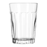 סט 6 כוסות גבוהות Libbey Paneled שקופות, בנפח 266 מ"ל, בעיצוב עם פסים.