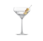 כוס מרטיני יוקרתית של Schott Zwiesel, עם עיצוב זוויתי ייחודי המדגיש את ארומת המשקה ואת הטמפרטורה המושלמת.