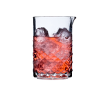 כוס קוקטיילים מעוצבת בסגנון יוקרתי, אידיאלית להכנה והגשה של משקאות מעורבבים.