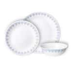 סט צלחות Patchwork לשישה סועדים תוצרת Corelle® (18 חלקים)