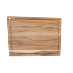 קרש חיתוך מעץ טיק דו-צדדי מבית Tramontina, קל משקל ומושלם לשימוש יומיומי במטבח.