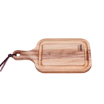 קרש חיתוך Tramontina עם ידית מובנית, אידיאלי להכנות BBQ והגשה נוחה של בשר וירקות.