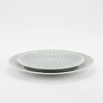 סט צלחות מערכת אוכל צלחת גדולה וקטנה דגם SCOPE כחול ל-6 סועדים מבית Bauscher