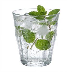 כוס דורלקס שקופה 160 מ"ל בעיצוב צרפתי קלאסי – מתאימה לשתייה קרה וחמה