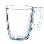 סט 6 ספלי זכוכית מאג נואבו של Arcoroc, בעל ידית אחיזה נוחה, המיועד למשקאות חמים.