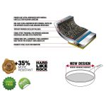 מחבת Flonal Dura Induction עם ציפוי Magma-Tech Plus עמיד לשריטות.