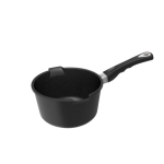 קלחת מקצועית AMT Gastroguss בגודל 20 ס"מ, אידיאלית לחימום חלב והכנת רטבים.