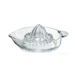 מסחטת הדרים מזכוכית שקופה ועבה מבית Borgonovo דגם Tidone עם ידית אחיזה צדדית.