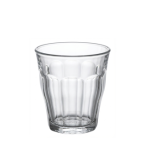 כוס זכוכית נמוכה 160 מ"ל דגם Picardie של המותג Duralex, מתאימה לאספרסו ארוך או לילדים.