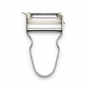 קולפן ירקות ופירות מקצועי מבית Rigamonti איטליה – קולפן בצורת Y עם ידית אחיזה נוחה וגוף מתכת עמיד.