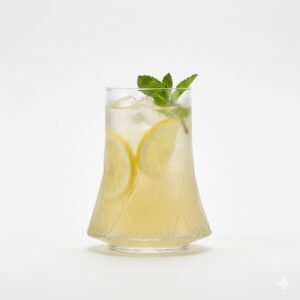 כוס קוקטייל Libbey מעוצבת בקוטר 9 ס"מ וגובה 11.8 ס"מ.