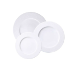 צלחת מנה עיקרית פורצלן מעוטר Tramontina SANTORINI במבט עילי