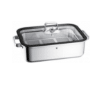 ⁦סיר אידוי וצליה מלבני 3.5 ליטר WMF Vitalis Compact נירוסטה 18/10⁩ – תמונה ⁦3⁩